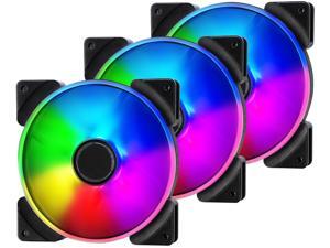 Fractal Design Prisma AL-14 PWM 140mm Addressable RGB LED Long Life Sleeve Bearing Computer Case Fan 3-Pack Fractal Design Prisma AL-14 PWM 140mm Addressable RGB LED Long Life Sleeve Bearing Computer Case Fan 3-Pack