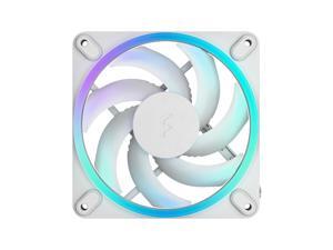 Fractal Design Momentum 12 RGB PWM White 120 mm ARGB LED FDB (Fluid Dynamic Bearing) PC Case Fan