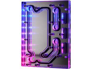 Phanteks Glacier D120 Universal Distribution Plate, Mirror Acrylic Backplate, Digital-RGB LED Phanteks Glacier D120 Universal Distribution Plate, Mirror Acrylic Backplate, Digital-RGB LED
