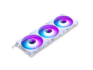 Phanteks M25-140 Gen2 Triple Pack, 3x 140mm ARGB High Performance Cooling Fans, Daisy-chain Unified Fan Frame, Infinity Mirror hub, single cable connection, White Phanteks M25-140 Gen2 Triple Pack, 3x 140mm ARGB High Performance Cooling Fans, Daisy-chain Unified Fan Frame, Infinity Mirror hub, single cable connection, White