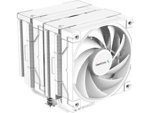 DeepCool AK620 WH High-Performance CPU Cooler, Dual-Tower Design, 2x 120mm Fluid Dynamic Bearing Fans, 6 Copper Heat Pipes, 260W Heat Dissipation, White.