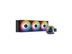 DEEPCOOL LS720 R-LS720-BKAMNT-G-1 FN1749 Simple Water Cooling CPU Cooler with ARGB Fan, 14.2 inches (360 mm)