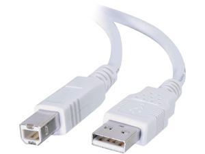 C2G CTG-13172 2M Usb 2.0 A/B Cable-White (6.6 Ft)