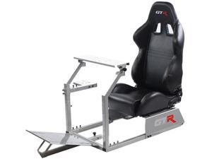GTR Simulator Gta Model with Real Racing Seat Driving Simulator Cockpit Gaming Chair with Gear Shifter Mount
