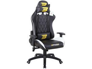 BraZen Phantom Elite PC Gaming Chair - White BraZen Phantom Elite PC Gaming Chair - White