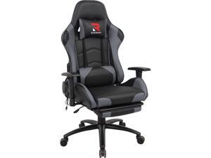 Massage Racing Chair with Retractable Footrest Gaming Chair - Computer Office Adjustable Lumbar Cushion Headrest Swivel Rocking Function Desk Chair 5 Colors Massage Racing Chair with Retractable Footrest Gaming Chair - Computer Office Adjustable Lumbar Cushion Headrest Swivel Rocking Function Desk Chair 5 Colors