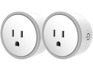Elf Smart Plug by Eques - No Hub Required - Control Your Home from Anywhere - Compatible with Alexa & Google Home - WiFi App Enabled - UL FCC Certified - Fireproof Material (2 Pack) Elf Smart Plug by Eques - No Hub Required - Control Your Home from Anywhere - Compatible with Alexa & Google Home - WiFi App Enabled - UL FCC Certified - Fireproof Material (2 Pack)