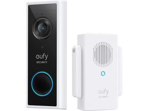 eufy Security, Wi-Fi Video Doorbell Kit, White, 1080p-Grade Resolution, 120-day Battery, No Monthly Fees, Human Detection, 2-Way Audio, Free Wireless Chime (Requires Micro-SD Card) eufy Security, Wi-Fi Video Doorbell Kit, White, 1080p-Grade Resolution, 120-day Battery, No Monthly Fees, Human Detection, 2-Way Audio, Free Wireless Chime (Requires Micro-SD Card)