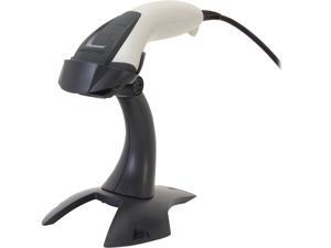 Honeywell Voyager 1200g Wired Laser 1D Barcode Scanner, RS232/USB/KBW/IBM, USB Kit w/ Stand, Ivory - 1200G-1USB-1 Honeywell Voyager 1200g Wired Laser 1D Barcode Scanner, RS232/USB/KBW/IBM, USB Kit w/ Stand, Ivory - 1200G-1USB-1