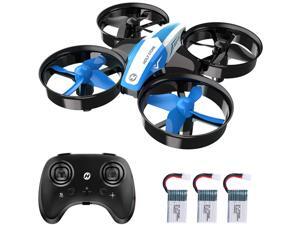 Holy Stone - HS210 Mini Drone Indoor Quadcopter for Kids and Adults with 3 Batteries, Blue Holy Stone - HS210 Mini Drone Indoor Quadcopter for Kids and Adults with 3 Batteries, Blue