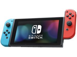2019 New Nintendo Switch Red/Blue Joy-Con Improved Battery Life Console Bundle with Mario Kart 8 Deluxe NS Game Disc - 2019 Best Game!