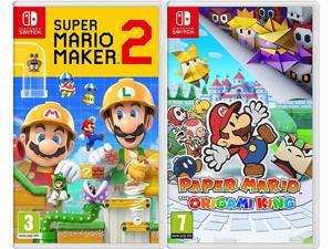 Super Mario Maker 2  Paper Mario Origami King  Two Game Bundle  Nintendo Switch