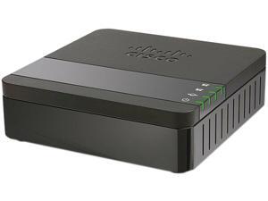 Cisco 2-Port Analog Telephone Adapter - 1 x RJ-45 - 2 x FXS - Fast Ethernet - Wall Mountable, Cisco 2-Port Analog Telephone Adapter - 1 x RJ-45 - 2 x FXS - Fast Ethernet - Wall Mountable,