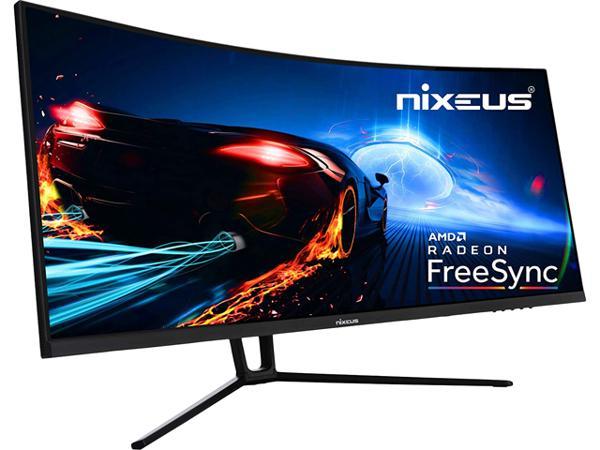 Nixeus (NX-EDG34S) EDG 34″ (3440 x 1440) 144Hz 1500R Ultrawide Curved Gaming Monitor