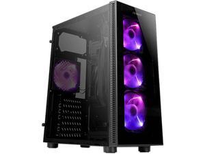 Refurbished: Odyssey RTL Elite Custom Gaming PC, Antec NX210 LED Gaming Case, Intel i5 3.2GHz, 16GB RAM, 512 GB SSD, 1TB HDD, Nvidia GTX 1650, Windows 10 Pro