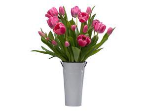 Stargazer Barn -15 Pink Tulips with Vase Stargazer Barn -15 Pink Tulips with Vase