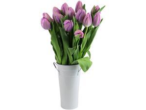 Stargazer Barn -30 Purple Tulips with Vase Stargazer Barn -30 Purple Tulips with Vase