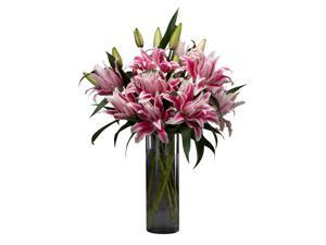 Stargazer Barn - Pink Rose Lilies - 5 stems Stargazer Barn - Pink Rose Lilies - 5 stems