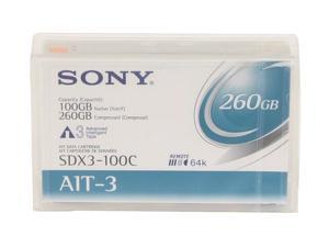 Sony 1-pack Ait3 100/260GB 8mm 230m Data Cartridge with mic Discontinued by Manufacturer 