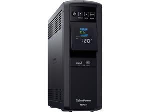 CyberPower CP1500PFCLCD - PFC Sinewave UPS Systems - Pure Sine Wave / 100% Active PFC Compatible with USB Charging Ports