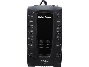CyberPower AVRG750U 750 VA 450 Watts 12 Outlets Compact UPS w/ Automatic Voltage Regulation