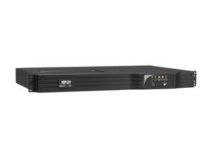 Tripp Lite Smart 750VA Sine Wave UPS Back Up, Line-Interactive 120V 600W, 1U Rackmount, Network Management Card Options, USB, DB9 Serial (SMART750RM1U)