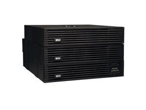 Tripp Lite Smart Online 6kVA 5.4kW UPS Back Up, Double-Conversion, 208 / 240 & 120V, 6U Rack / Tower, Extended Run, USB, DB9 Serial, Bypass Switch (SU6000RT4UTF)