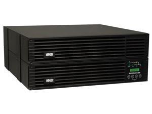 Tripp Lite Smart Online 6kVA UPS Back Up, Double-Conversion, 208/240V 5.4kW 4U Rack / Tower, Extended Run, USB, DB9, Bypass Switch, L6-30R & L6-20R (SU6000RT4UHV)
