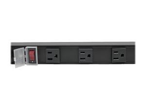Tripp Lite 12-Outlet Vertical Power Strip, 120V, 15A, NEMA 5-15P, 15 ft. Cord, 36 in., Black Housing (PS3612B) Tripp Lite 12-Outlet Vertical Power Strip, 120V, 15A, NEMA 5-15P, 15 ft. Cord, 36 in., Black Housing (PS3612B)