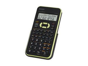 Sharp EL-531XBGR Scientific Calculator
272 Functions - 2 Line(s) - 12 Character(s) - LCD - Battery Powered - Black, Green Sharp EL-531XBGR Scientific Calculator
272 Functions - 2 Line(s) - 12 Character(s) - LCD - Battery Powered - Black, Green