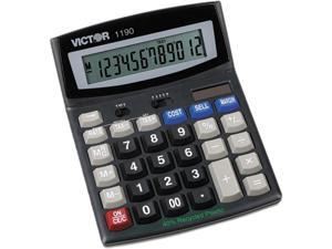Victor 1190 Executive Desktop Calculator, 12-Digit LCD Victor 1190 Executive Desktop Calculator, 12-Digit LCD