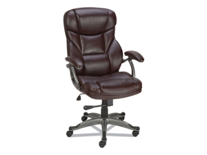 Alera Birns Series High-Back Task Chair - Brown ALEBN41B59
