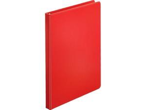 Business Source 28527BD Basic Round Ring Binders 125-Sheet Capacity Red - 4 / Bundle Business Source 28527BD Basic Round Ring Binders 125-Sheet Capacity Red - 4 / Bundle