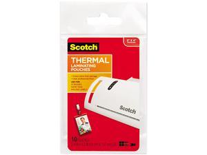 5 mil 3 3/4 x 2 TP5851-20 Scotch Business card size thermal laminating pouches 