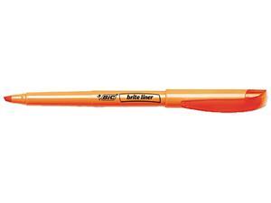 BIC BL11-OE Brite Liner Highlighter, Chisel Tip, Fluorescent Orange Ink, 12 per Pack BIC BL11-OE Brite Liner Highlighter, Chisel Tip, Fluorescent Orange Ink, 12 per Pack