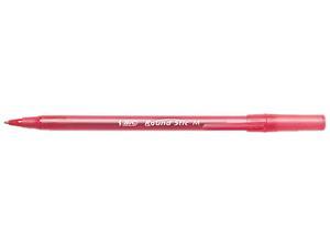 bic round stic red