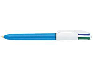 BIC MM11 4-Color Ballpoint Retractable Pen, Assorted Ink, Medium