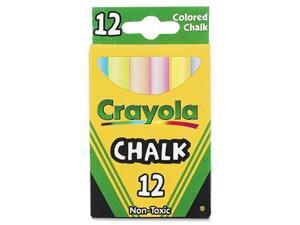 Crayola 51-0816 Chalk, Assorted Colors, 12 Sticks/Box Crayola 51-0816 Chalk, Assorted Colors, 12 Sticks/Box