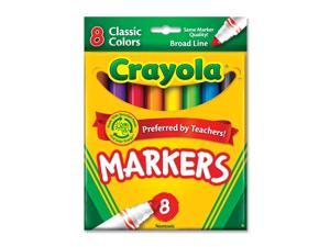 Classic Colors Broad Point Non-Washable Markers 10/Set 