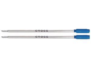 Cross 8511-2 Refills for Ballpoint Pens, Medium, Blue Ink, 2/Pack Cross 8511-2 Refills for Ballpoint Pens, Medium, Blue Ink, 2/Pack
