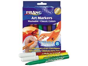 Dixon 80680 Washable Markers, Eight Assorted Colors, 8/Set Dixon 80680 Washable Markers, Eight Assorted Colors, 8/Set