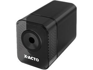 X-ACTO 1818 1800 Series Desktop Electric Pencil Sharpener, Charcoal Black X-ACTO 1818 1800 Series Desktop Electric Pencil Sharpener, Charcoal Black