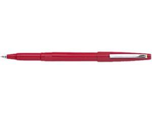 Pentel R100-B Rolling Writer Roller Ball Capped Pen, Red Ink, Medium, Dozen Pentel R100-B Rolling Writer Roller Ball Capped Pen, Red Ink, Medium, Dozen