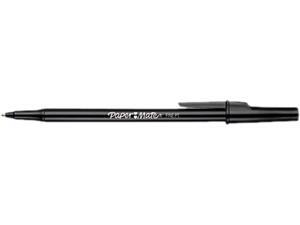 Paper Mate Stick Ballpoint Pen, Black Ink, Fine, 0.70 mm (Dozen) Paper Mate Stick Ballpoint Pen, Black Ink, Fine, 0.70 mm (Dozen)