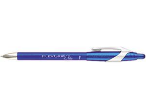Paper Mate 85583 FlexGrip Elite Ballpoint Retractable Pen, Blue Ink, Fine, Dozen Paper Mate 85583 FlexGrip Elite Ballpoint Retractable Pen, Blue Ink, Fine, Dozen