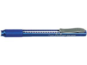 Pentel ZE22C Clic Eraser Pencil-Style Grip Eraser, Blue