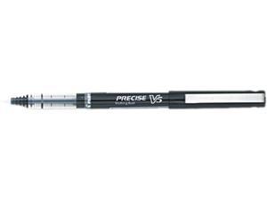 Pilot 35334 - Precise V5 Pen Fine Pen Point Type - 0.5 mm - Black Ink - Black Barrel - 12 / Dozen