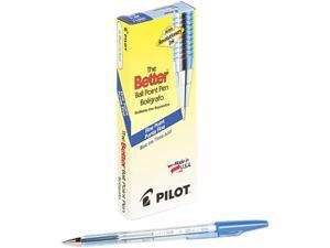 Pilot 36011 Better Ballpoint Stick Pen, Blue Ink, Fine, Dozen Pilot 36011 Better Ballpoint Stick Pen, Blue Ink, Fine, Dozen