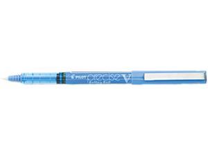Pilot 35335 Precise V5 Roller Ball Stick Pen, Needle Pt, Blue Ink, 0.5mm Extra Fine, Dozen