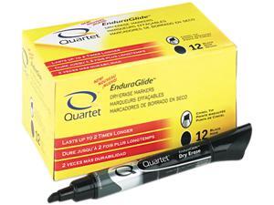 Quartet 50012M EnduraGlide Dry Erase Marker, Black, Dozen Quartet 50012M EnduraGlide Dry Erase Marker, Black, Dozen